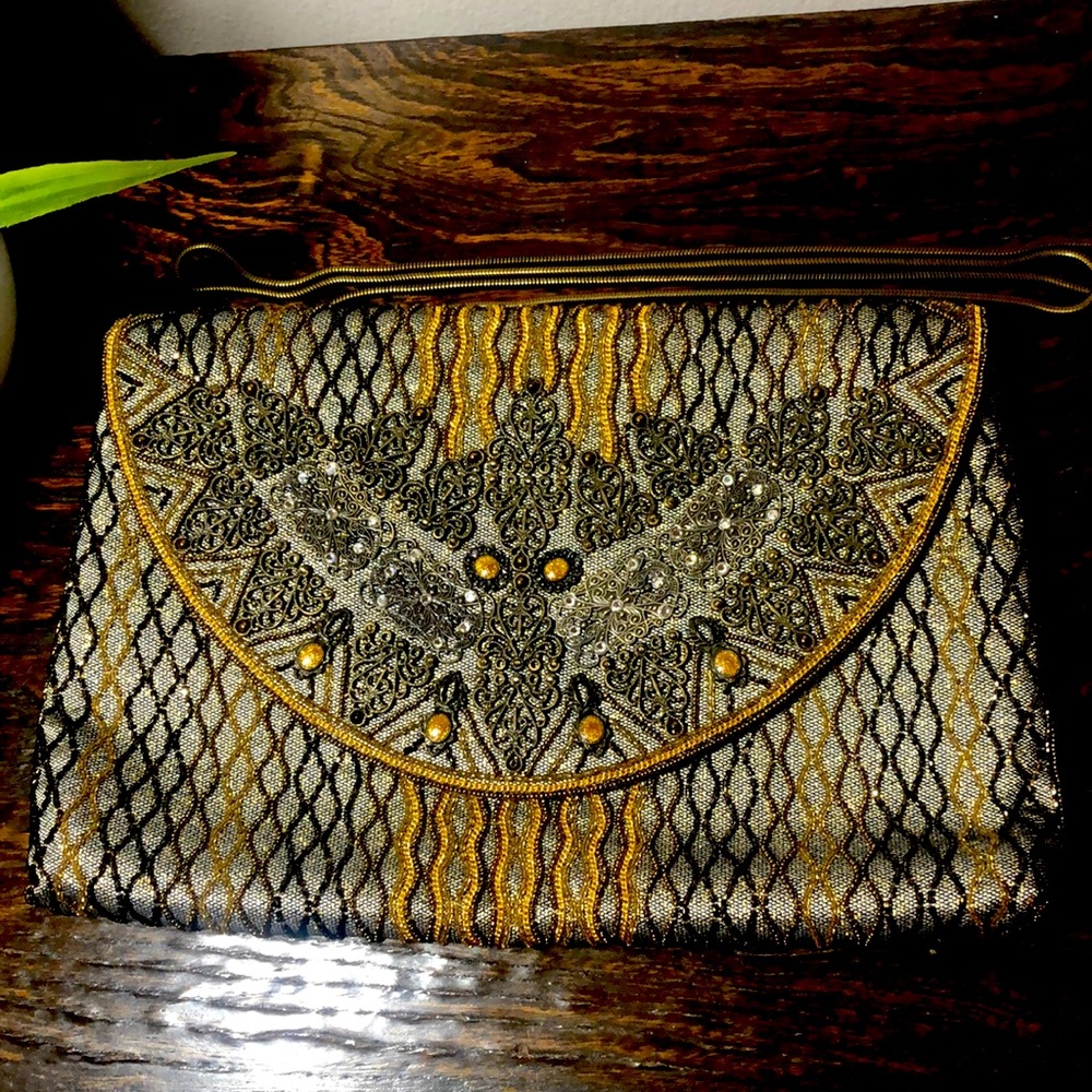 Hashimoto Vintage Japanese Beaded Purse